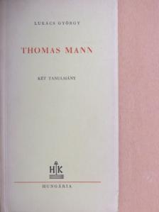 Lukács György - Thomas Mann [antikvár]