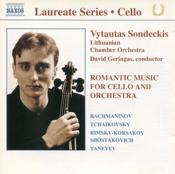 DVARIONAS; DAVIDOV; TANEYEV - ROMANTIC MUSIC FOR CELLO & ORCHESTRA CD