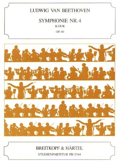BEETHOVEN - SYMPHONIE NR.4 B-DUR OP.60, STUDIENPARTITUR