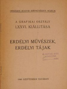 Erdélyi művészek, erdélyi tájak [antikvár]