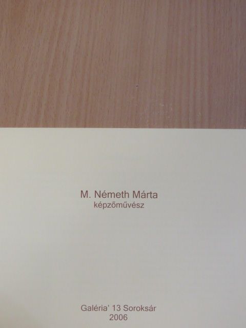 M. Németh Márta képzőművész [antikvár]