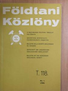Balla Zoltán - Földtani Közlöny 1988/1. [antikvár]