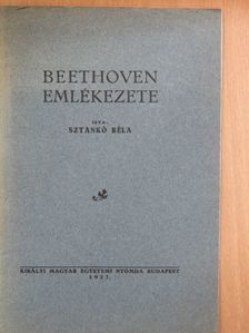 Sztankó Béla - Beethoven emlékezete [antikvár]