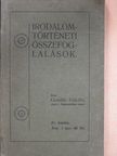 Gondán Felicián - Irodalomtörténeti összefoglalások [antikvár]