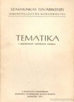 Tematika [antikvár]