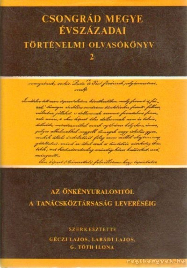 Géczi Lajos, Labádi Lajos, G. Tóth Ilona - Csongrád megy évszázadai történelmi olvasókönyv 2 [antikvár]
