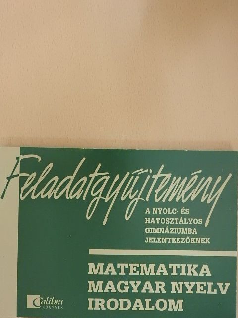 Feladatgyűjtemény [antikvár]