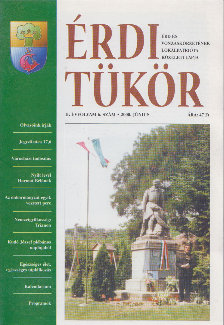 Bartos Csilla - Érdi tükör II. évfolyam / 6. szám [antikvár]