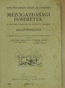 Móczár Miklós - Mezőgazdasági ismeretek [antikvár]