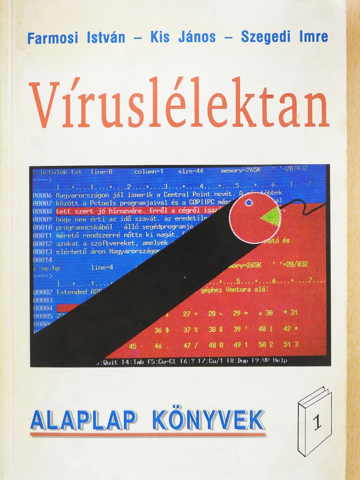 Farmosi István - Víruslélektan (kétszeresen dedikált példány) [antikvár]