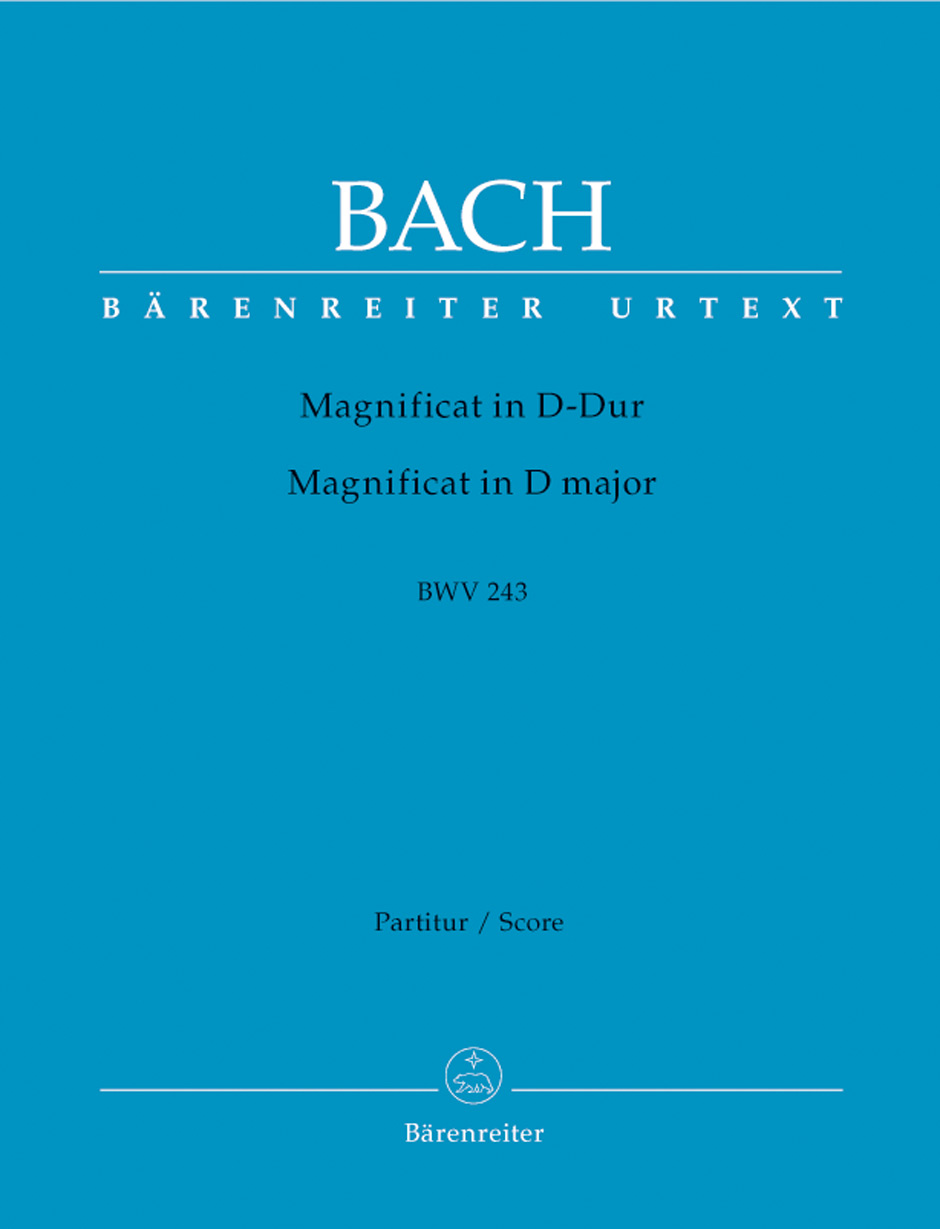 J. S. Bach - MAGNIFICAT IN D-DUR BWV 243 PARTITUR URTEXT (EDUARD MÜLLER)