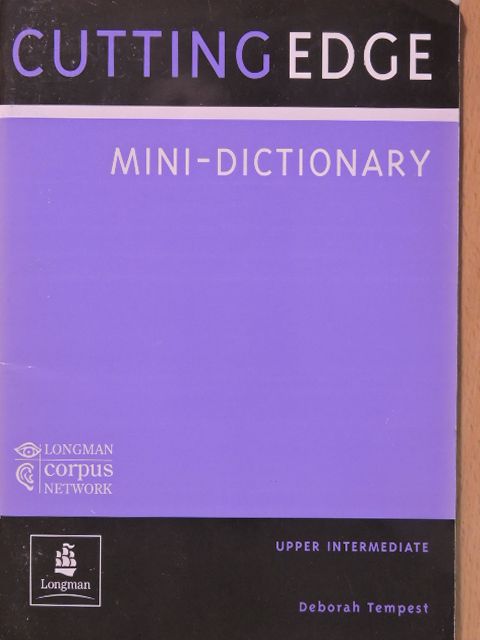 Deborah Tempest - Cutting Edge - Upper Intermediate - Mini-Dictionary [antikvár]