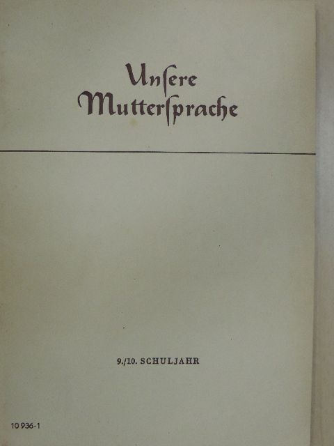 Curt Fest - Unsere Muttersprache [antikvár]