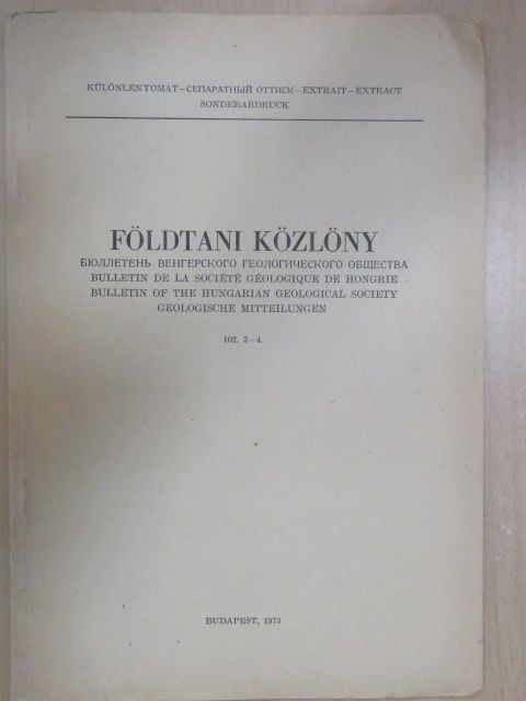Balla Zoltán - A nyugat-mecseki urán elsődleges felhalmozódásáról [antikvár]