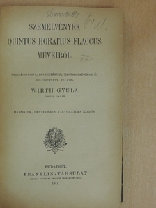 Quintus Horatius Flaccus - Szemelvények Quintus Horatius Flaccus műveiből [antikvár]