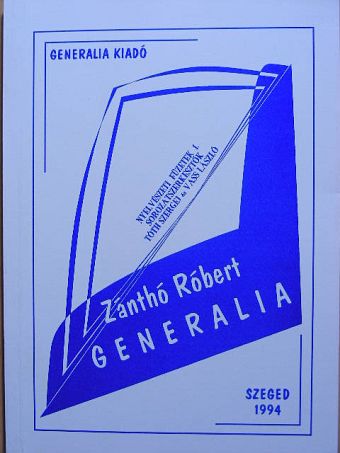 Zánthó Róbert - Generalia [antikvár]