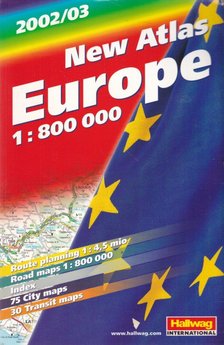 New Atlas Europe 1:800 000 [antikvár]