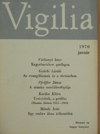 Balássy László - Vigilia 1970. január [antikvár]