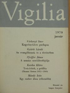 Balássy László - Vigilia 1970. január [antikvár]
