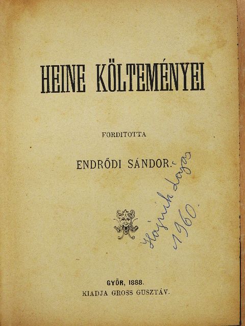 Heine - Heine költeményei [antikvár]