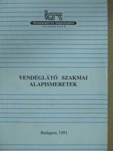 Gundel Ferenc - Vendéglátó szakmai alapismeretek [antikvár]