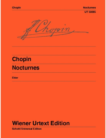 Chopin - NOCTURNES FÜR KLAVIER WIENER URTEXT (EKIER) INCL. FAKSIMILE