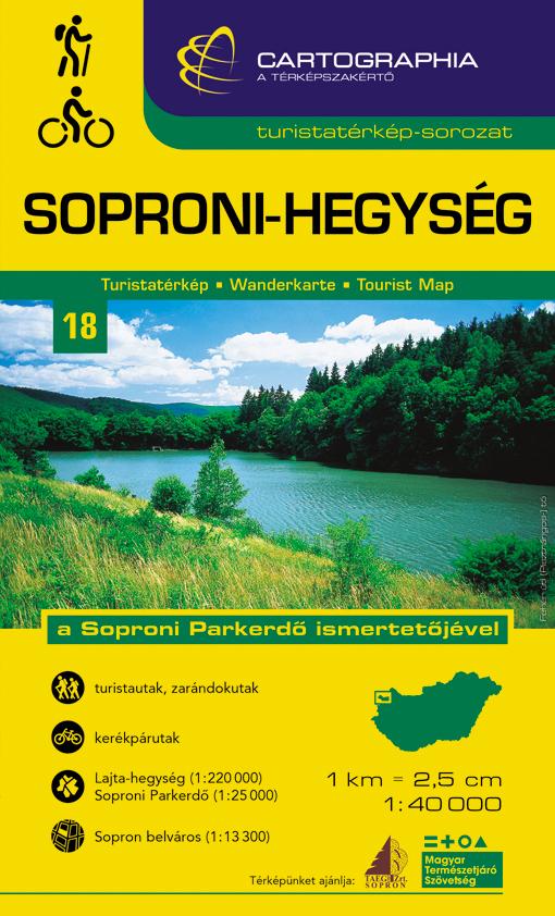Cartographia Kiadó - Soproni-hegység turistatérkép - "SC"