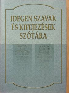 Idegen szavak és kifejezések szótára  [antikvár]
