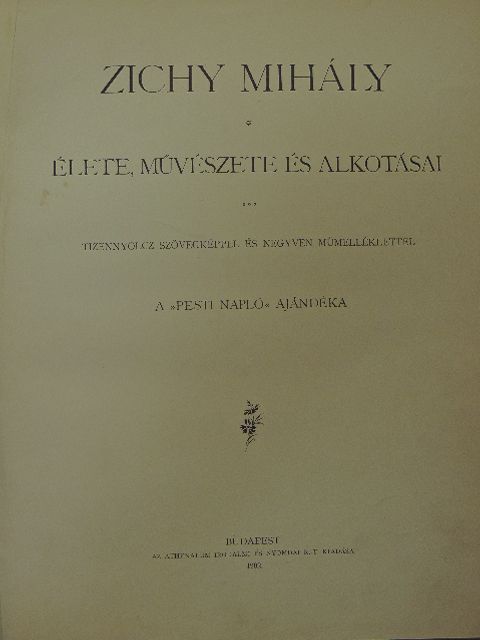 Gerő Ödön - Zichy Mihály [antikvár]