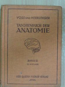 Hermann Voss - Taschenbuch der Anatomie III. (töredék) [antikvár]