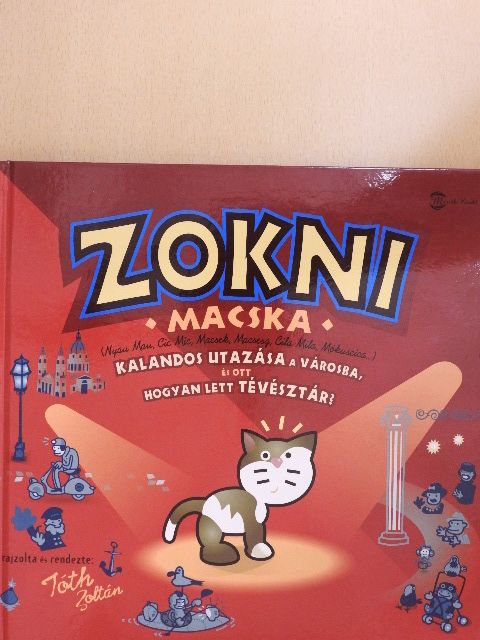 Rétfalvi Erika - Zokni macska kalandos utazása a városba, és ott hogyan lett tévésztár? [antikvár]