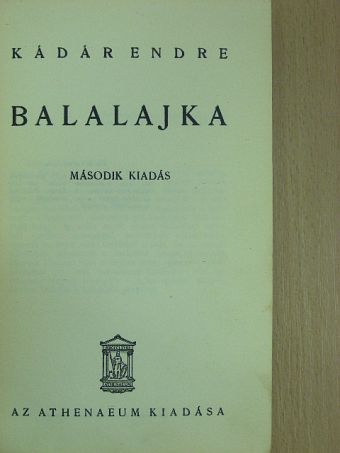 Kádár Endre - Balalajka [antikvár]