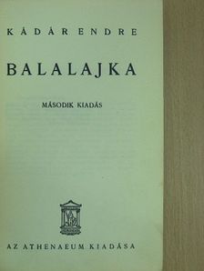 Kádár Endre - Balalajka [antikvár]