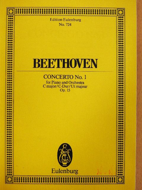 Ludwig van Beethoven - Concerto No. 1 [antikvár]
