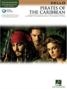 BADELT,ZIMMER,HENDERSON - PIRATES OF THE CARIBBEAN FOR CELLO SOLO WITH CD ACCOMPANIMENT