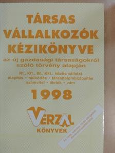 Czipszer Károlyné - Társas vállalkozók kézikönyve 1998 [antikvár]
