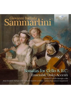 SAMMARTINI - SONATAS FOR CELLO & B.C.CD ENSEMBLE DOLCI ACCENTI