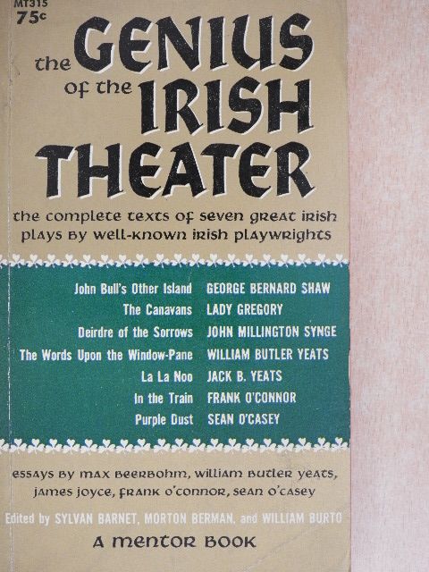 Frank O'Connor - The Genius of The Irish Theater [antikvár]