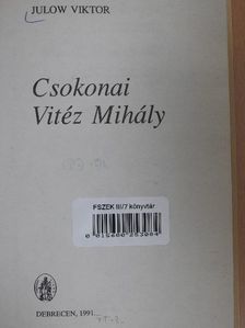 Julow Viktor - Csokonai Vitéz Mihály [antikvár]