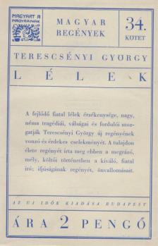 TERESCSÉNYI GYÖRGY - Lélek [antikvár]