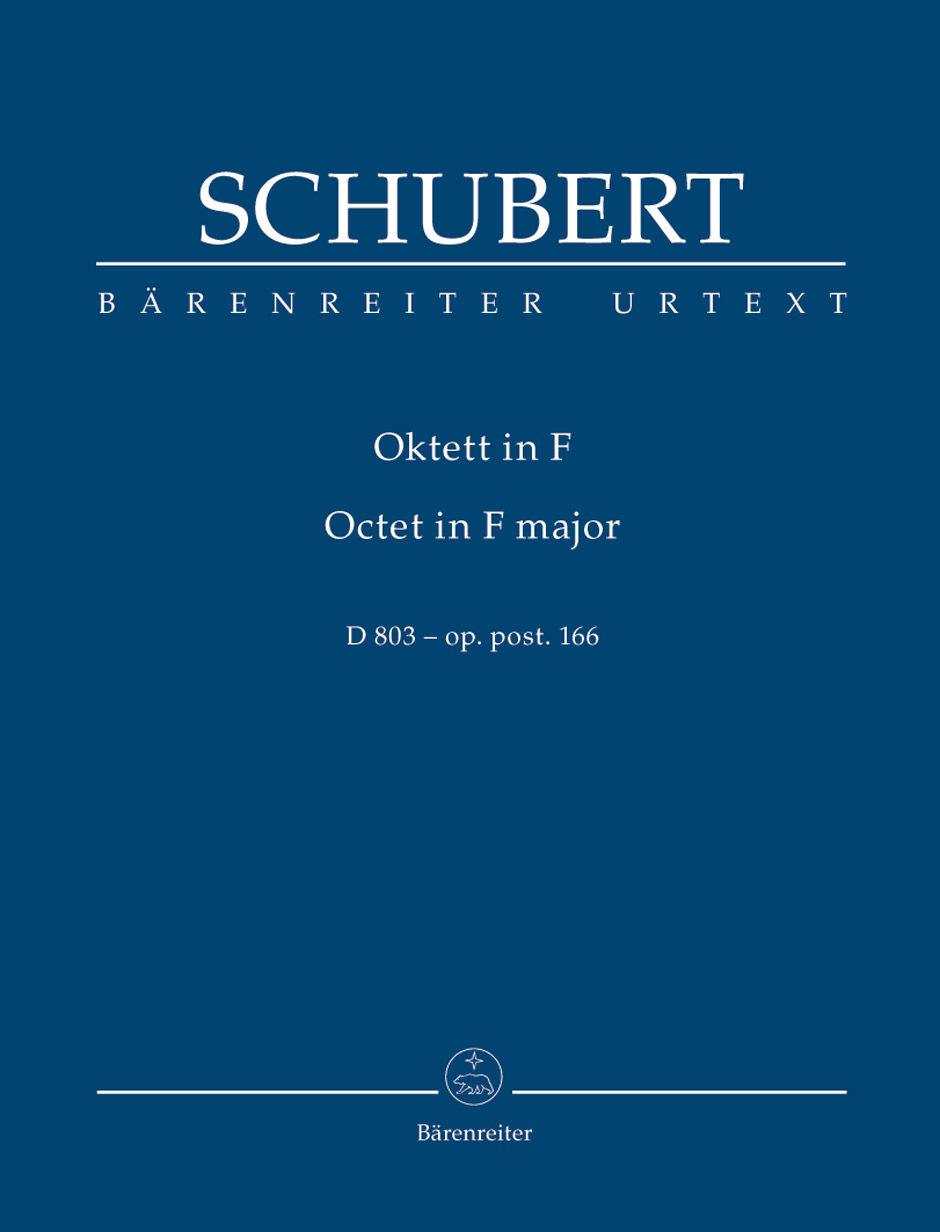 SCHUBERT - OCTET IN F D803 - OP.POST.166 TASCHENPARTITUR (ARNOLD FEIL) BU