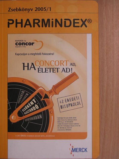 Batta Ildikó - Pharmindex zsebkönyv 2005/1. [antikvár]