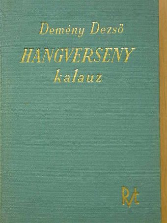 Demény Dezső - Hangverseny kalauz [antikvár]