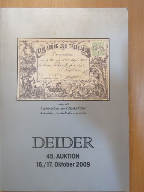 DEIDER 45. Auktion [antikvár]