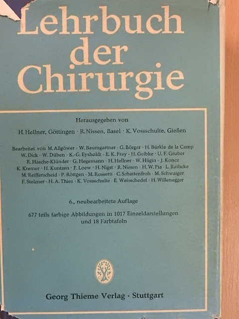 Lehrbuch der Chirurgie [antikvár]
