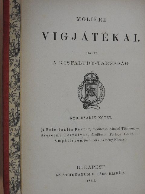 Moliére - Moliére vigjátékai VIII-IX. [antikvár]
