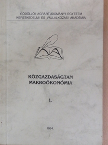 Simonits Zsuzsanna - Közgazdaságtan makroökonómia 1. [antikvár]