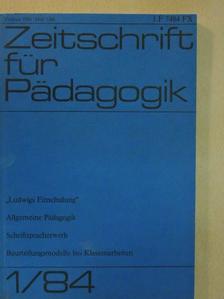 Egon Schütz - Zeitschrift für Pädagogik Februar 1984 [antikvár]