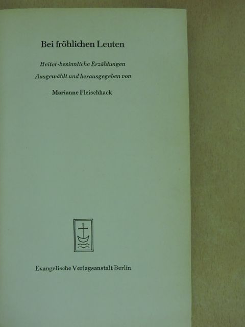 Felix Timmermans - Bei fröhlichen Leuten [antikvár]