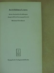 Felix Timmermans - Bei fröhlichen Leuten [antikvár]